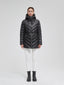 Lightweight Shiny Puffer Jacket with Hood