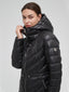 Lightweight Shiny Puffer Jacket with Hood